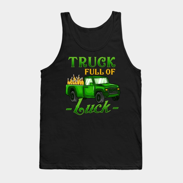 Truck full of Luck I St. Patrick's Day Brewery Truck design Tank Top by biNutz